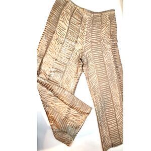 Vintage Armani Gold Sequined Dress Pants Size 12 Need Repairs